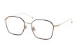 PETER AND MAY ピーターアンドメイ 伊達メガネ通販 TT6 MONDAY col.TORTOISE&GOLD 斜め正面