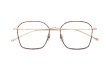 PETER AND MAY ピーターアンドメイ 伊達メガネ通販 TT6 MONDAY col.TORTOISE&GOLD 折りたたみ正面