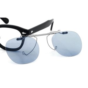 画像: モスコット MOSCOT LEMTOSH専用 跳ね上げ低偏光クリップオンサングラス ポンメガネオリジナル
