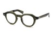 YELLOWS PLUS メガネ通販 DERICK C529 harrods green 斜め正面