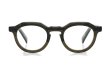 YELLOWS PLUS 跳ね上げ単式メガネ JAKE C529 harrods green/silver