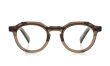 YELLOWS PLUS 跳ね上げ単式メガネ JAKE C534 burnt umber/silver