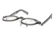 YELLOWS PLUS 跳ね上げ単式メガネ JAKE C554 moon stone/silver