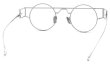 YOSHINORI AOYAMA メガネ+クリップオンサングラスセット YA-004 col.02 Silver 裏側