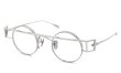 YOSHINORI AOYAMA メガネ+クリップオンサングラスセット YA-004 col.02 Silver 45□24 メイン画像