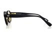 YUICHI TOYAMA. メガネ U-129RS DFW COL.07 Black/Gold 側面