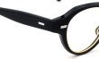 YUICHI TOYAMA. メガネ U-129RS DFW COL.07 Black/Gold ヒンジ表側ディテール