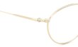 YUICHI TOYAMA メガネ通販 U-183 Ivy col.01 White gold ヒンジ表側ディテール