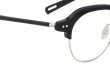 YUICHI TOYAMA メガネ通販 U-184 DUD col.02 Black /Silver ヒンジ表側ディテール