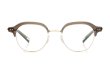 YUICHI TOYAMA メガネ通販 U-184 DUD col.03 Clear brown /Omomuki 正面