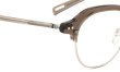 YUICHI TOYAMA メガネ通販 U-184 DUD col.03 Clear brown /Omomuki ヒンジ表側ディテール