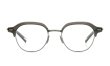 YUICHI TOYAMA メガネ通販 U-184 DUD col.04 Olive drab /Metal gray 正面