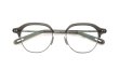 YUICHI TOYAMA メガネ通販 U-184 DUD col.04 Olive drab /Metal gray 折りたたみ正面