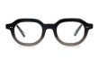 YUICHI TOYAMA メガネ通販 U-185 BRS col.03 Fade gray /Silver 正面