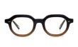 YUICHI TOYAMA メガネ通販 U-185 BRS col.04 Fade Brown /Gold 正面