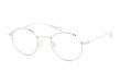 YUICHI TOYAMA メガネ通販 U-186 Lemer col.02 Silver 斜め正面