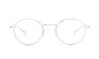 YUICHI TOYAMA メガネ通販 U-186 Lemer col.02 Silver 正面