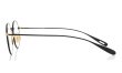 YUICHI TOYAMA メガネ通販 U-186 Lemer col.04 Matt black / White gold 側面