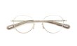 YUICHI TOYAMA メガネ通販 U-178 Harry col.01 White gold / Taupe