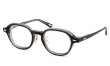 YUICHITOYAMA:5 メガネ通販 BEACON col.2 Black+Clear / White gold