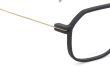 Annu メガネ通販 Square 26 M BLK-Float/Gold