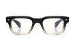 JACQUESMARIEMAGE 巨匠シリーズ メガネ SHIBUSAWA col.Black Fade /Superlight Green 正面