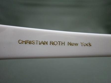 画像4: CHRISTIAN ROTH  ヴィンテージサングラスフレーム　6558　ホワイト　カートコバーン愛用モデル
