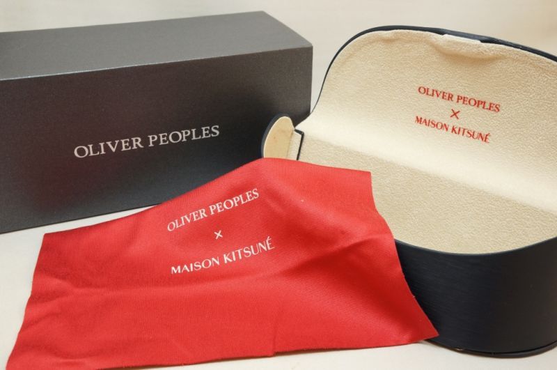 画像: MAISON KITSUNE × OLIVER PEOPLES クリップオン付きメガネセット