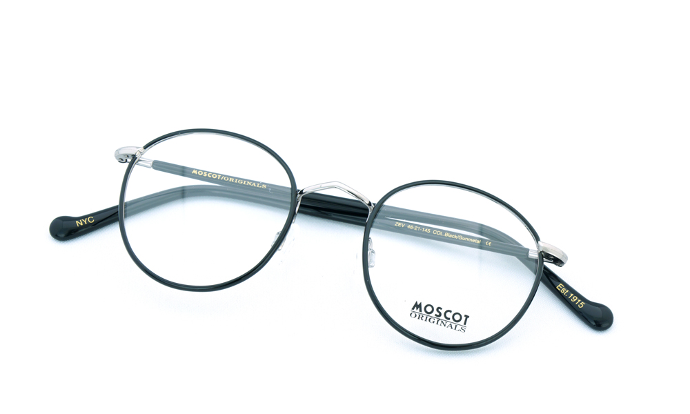 MOSCOT モスコット 定番メガネ ZEV ゼヴ 46size通販 Col.Black 