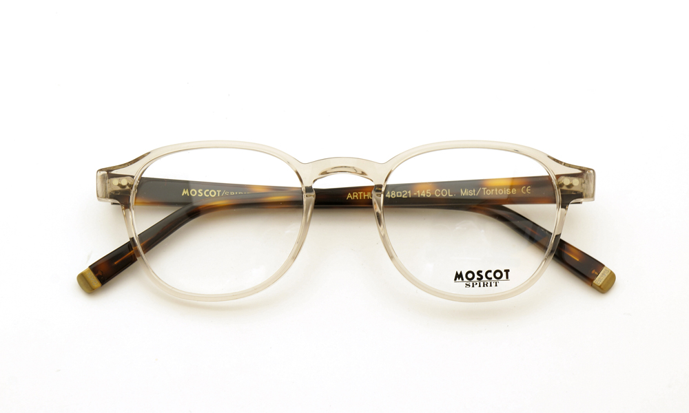 MOSCOT SPIRIT メガネ ARTHUR通販 col.Mist/Tortoise 48size 正規取扱