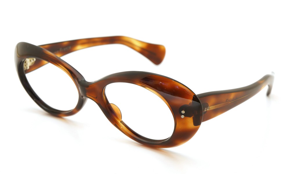 French vintage フレンチ・ヴィンテージ メガネ通販 1970s TWO DOTS BUTTERFLY FRAME