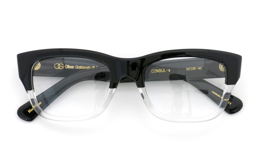 Oliver Goldsmith メガネ通販 CONSUL-s Black Float