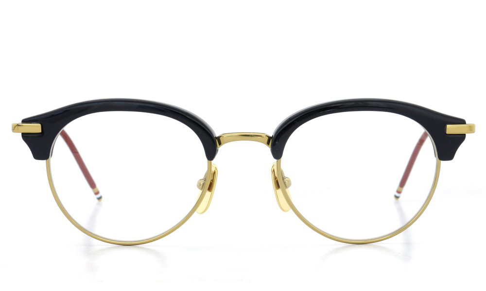 THOM BROWNE トムブラウン メガネ TB-706-B NVY GLD-