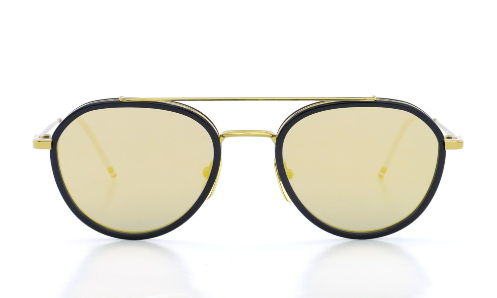 THOM BROWNE.  NEW YORK（トムブラウンニューヨーク）サングラス TB-801-B 18kGLD-NVY-51size ゴールドミラーダークブルーレンズ 2