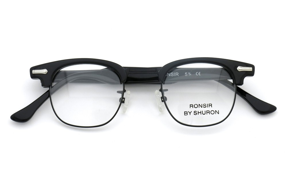 シュロンShuron ronsir black/black ロンサー メガネ-