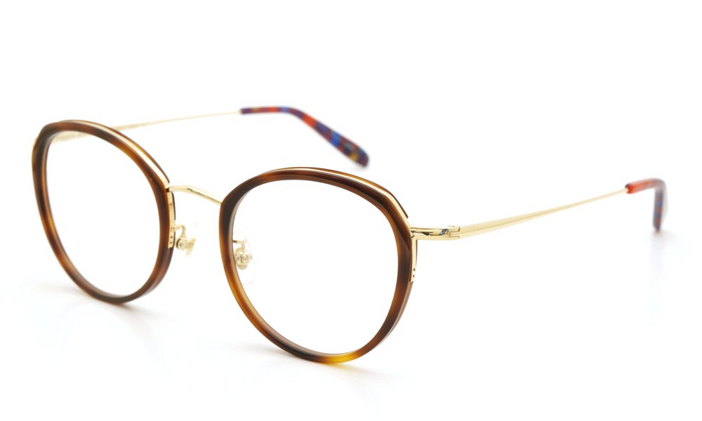 megane and me (メガネアンドミー) メガネ ME006 FELIX DB1 demi/gold/vintage-violet-marble 1