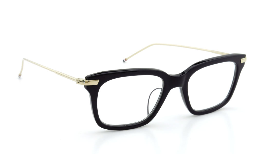 THOM BROWNE メガネ 生産終了通販 TB-701-A BLK-GLD 49size (取扱店 ...