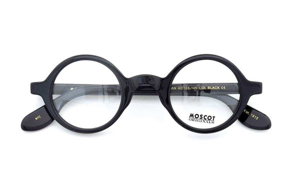 MOSCOT モスコット 丸メガネ ZOLMAN ゾルマン 42size通販 Col.BLACK