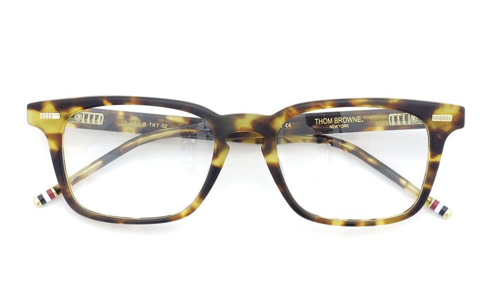 THOM BROWNE.  NEWYORK（トムブラウンニューヨーク) メガネ TB-402-B Tokyo Tortoise 52size 4