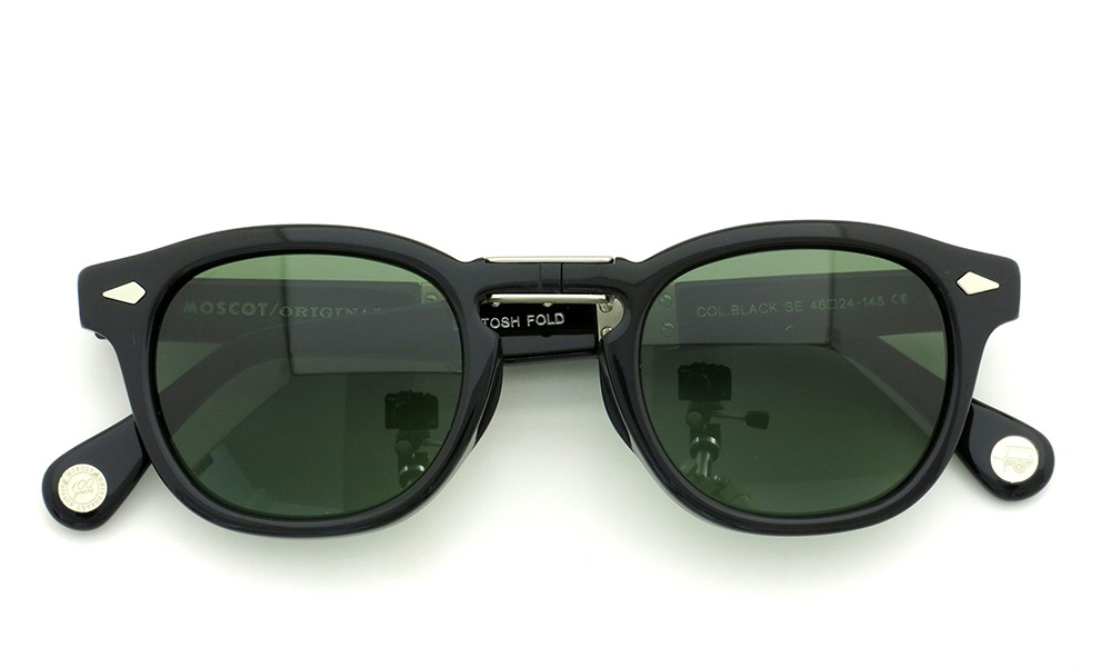 MOSCOT ORIGINALS 100YEARS (モスコット 100周年記念モデル) 限定サングラス LEMTOSH-FOLD COL.BLACK-SE 46size