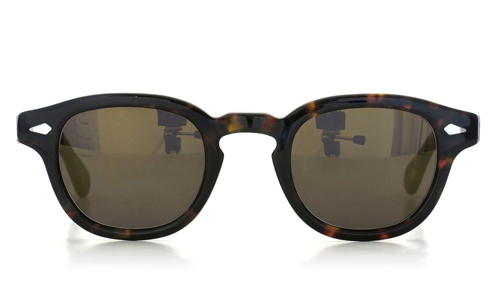 MOSCOT サングラスカスタム LEMTOSH レムトッシュ Col.TORTOISE 44size /ゴールドミラー