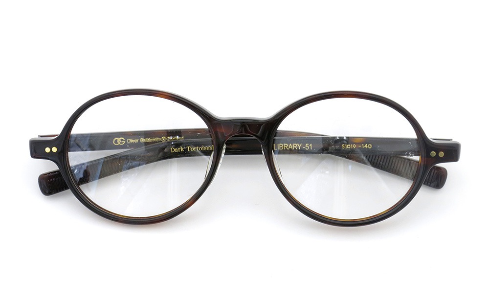 Oliver Goldsmith LIBRARY-51 ライブラリー51 col.Dark Tortoiseshell