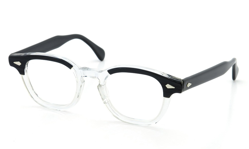 TART Optical vintage ヴィンテージ メガネ ARNEL アーネル BLACKWOOD CB-CLEAR 44-20 [no.3]