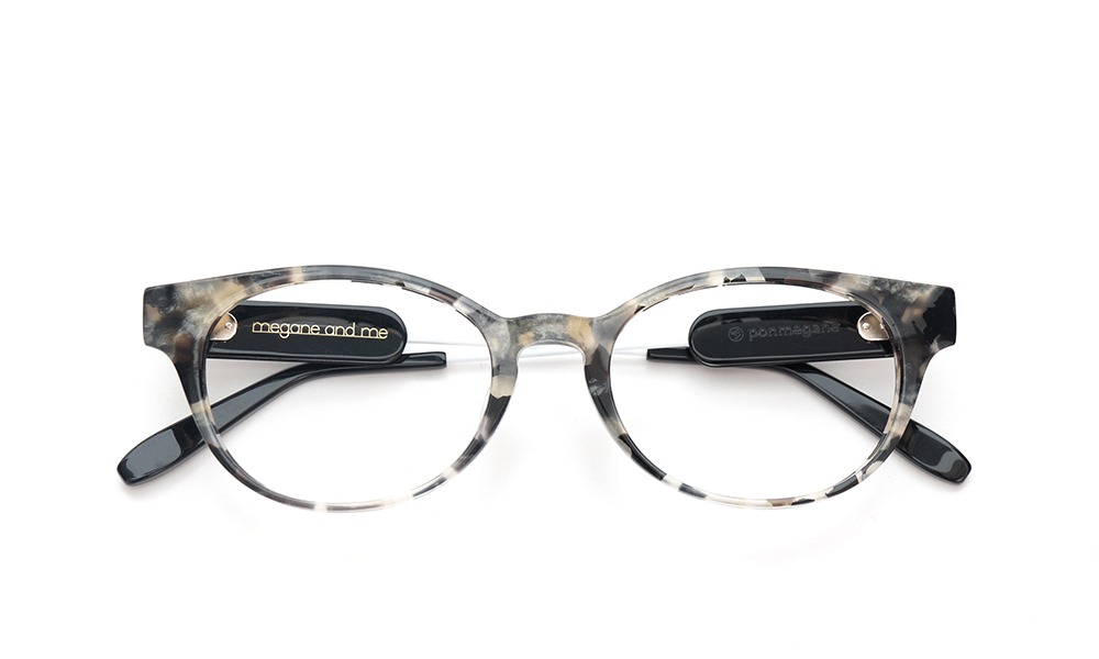 megane and me × ポンメガネ 限定生産オリジナルメガネ meganeandme for ponmagane col.monostone-demi