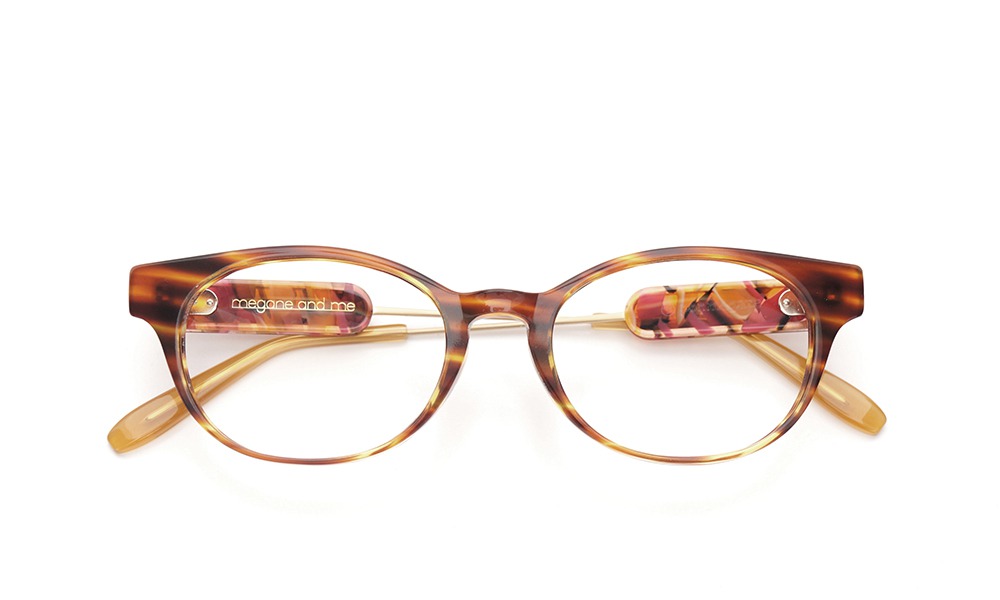 megane and me × ポンメガネ 限定生産オリジナルメガネ meganeandme for ponmagane col.giraffe-demi