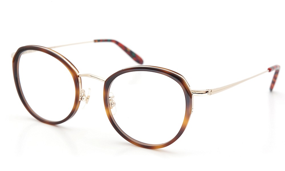 megane and me (メガネアンドミー) メガネ ME006 FELIX DB2 Demi/Gold/Vintage-Marble