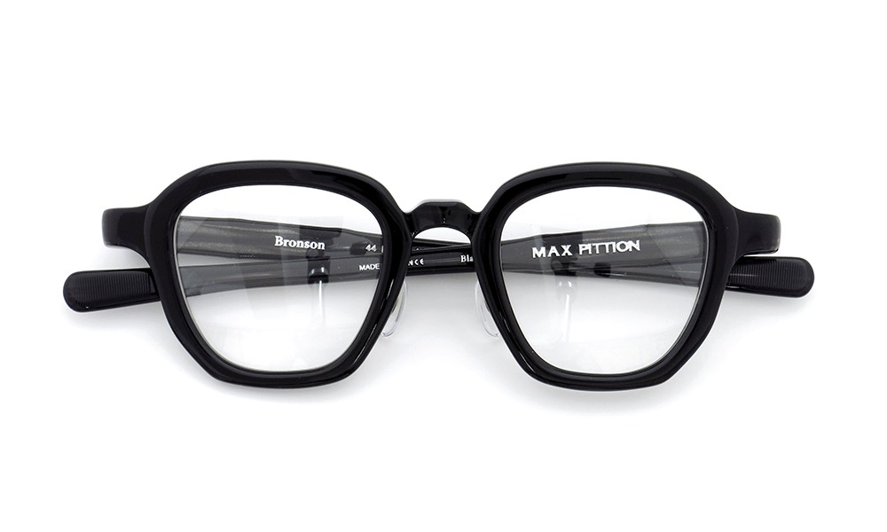 MAX PITTION マックス・ピティオン メガネ [MAP COLLECTION] Bronson ブロンソン 44size Bla.Sa.