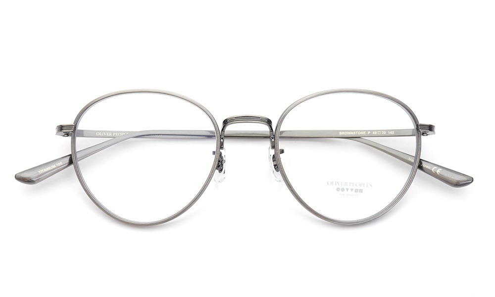 OLIVER PEOPLES × THE ROW メガネ BROWNSTONE col.P 49size