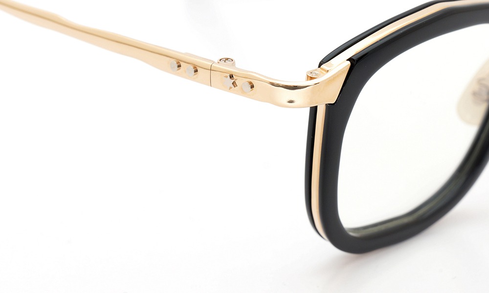 MASAHIROMARUYAMA マサヒロマルヤマ メガネ MM-0015 col.01 BLACK/GOLD(2 side)