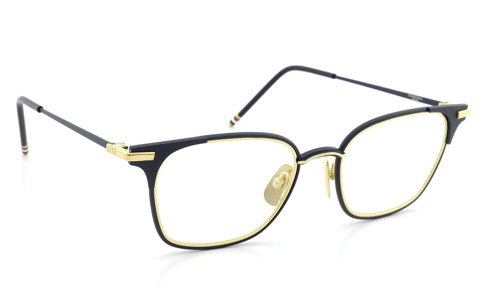 THOM BROWNE. メガネ TB-107-C NVY-GOLD 51size